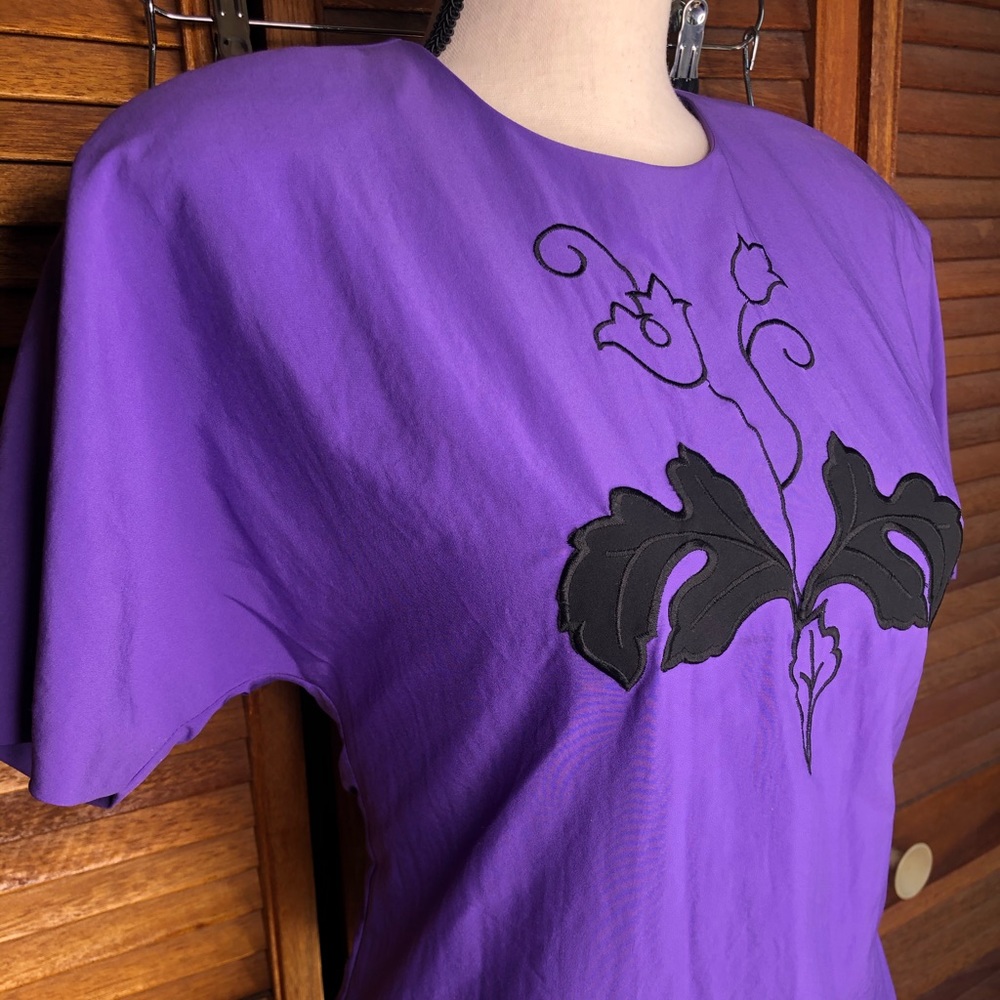 ‼️SOLD‼️ Vintage Purple Blouse